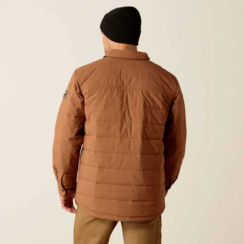 10052686 Men's Rebar Cordura Ripstop Insulated Shirt Jacket Aztec By Ariat