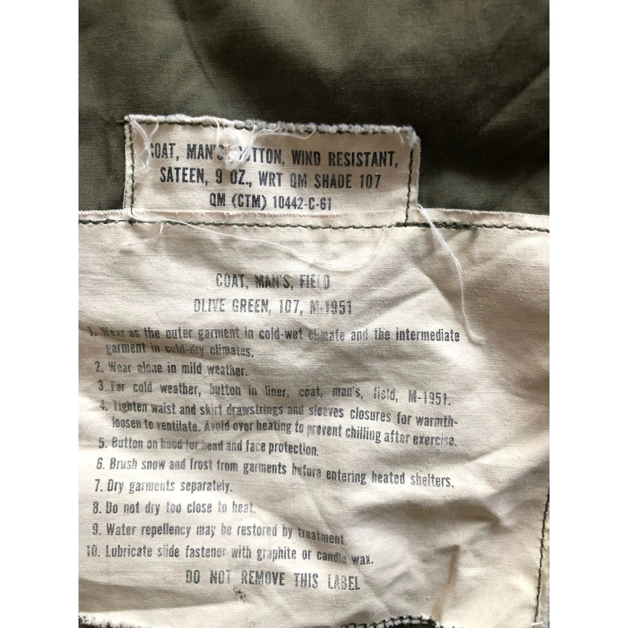 1961 M-51 Field Jacket Fifth Army