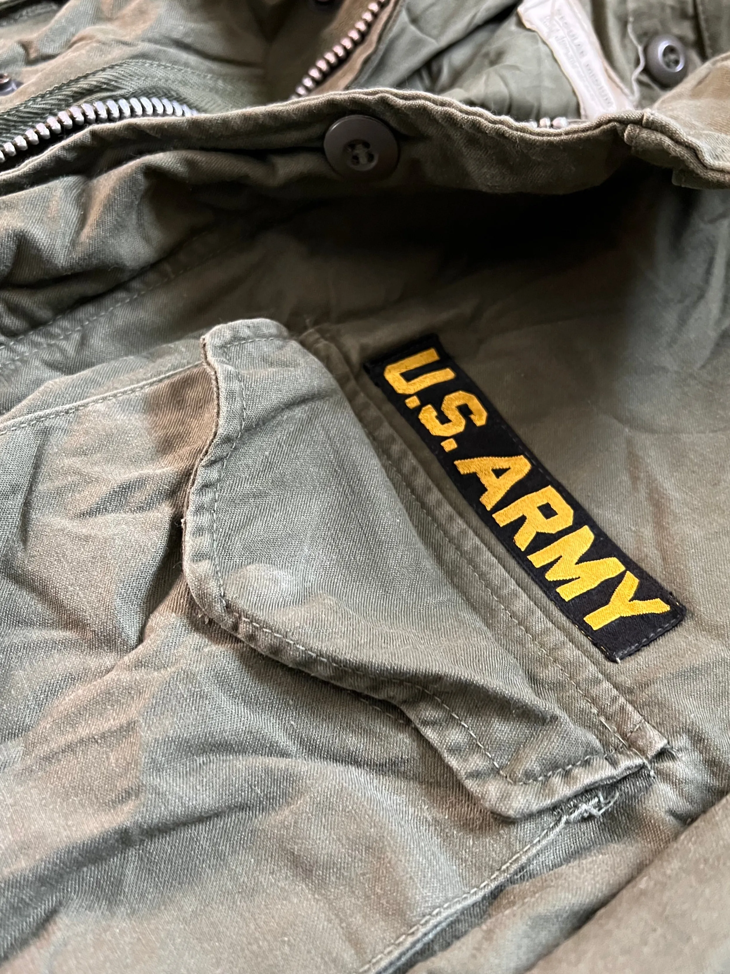 1965 U.S. Army 1st Pattern M-65 Cold Weather Jacket Medium Regular