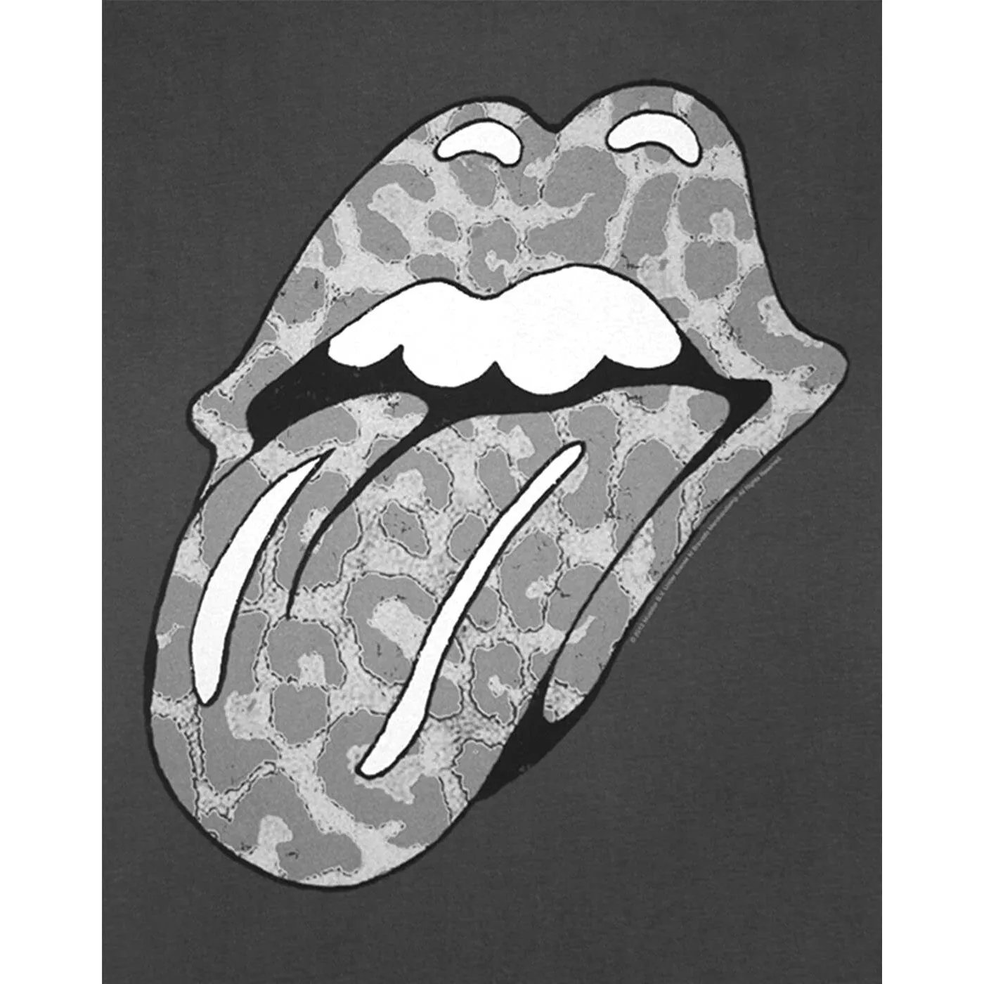 Amplified Womens/Ladies The Rolling Stones Leopard Lick T-Shirt