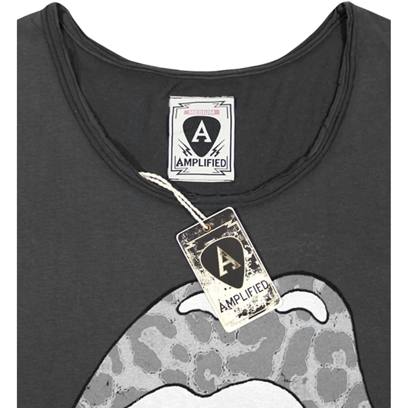Amplified Womens/Ladies The Rolling Stones Leopard Lick T-Shirt