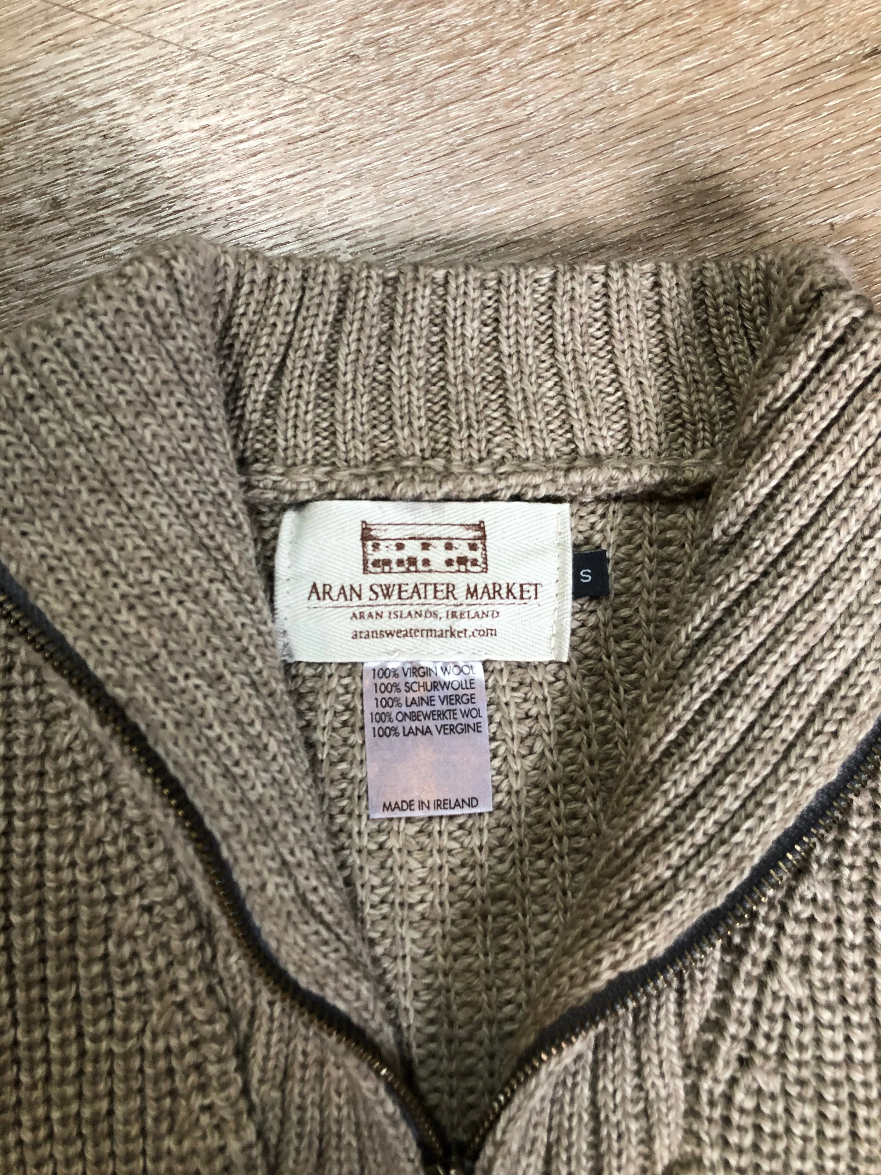 Aran Merino Wool Sweater, SOLD