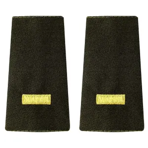 Army AGSU Leather Service Jacket (Bomber) Epaulet: 2nd Lieutenant