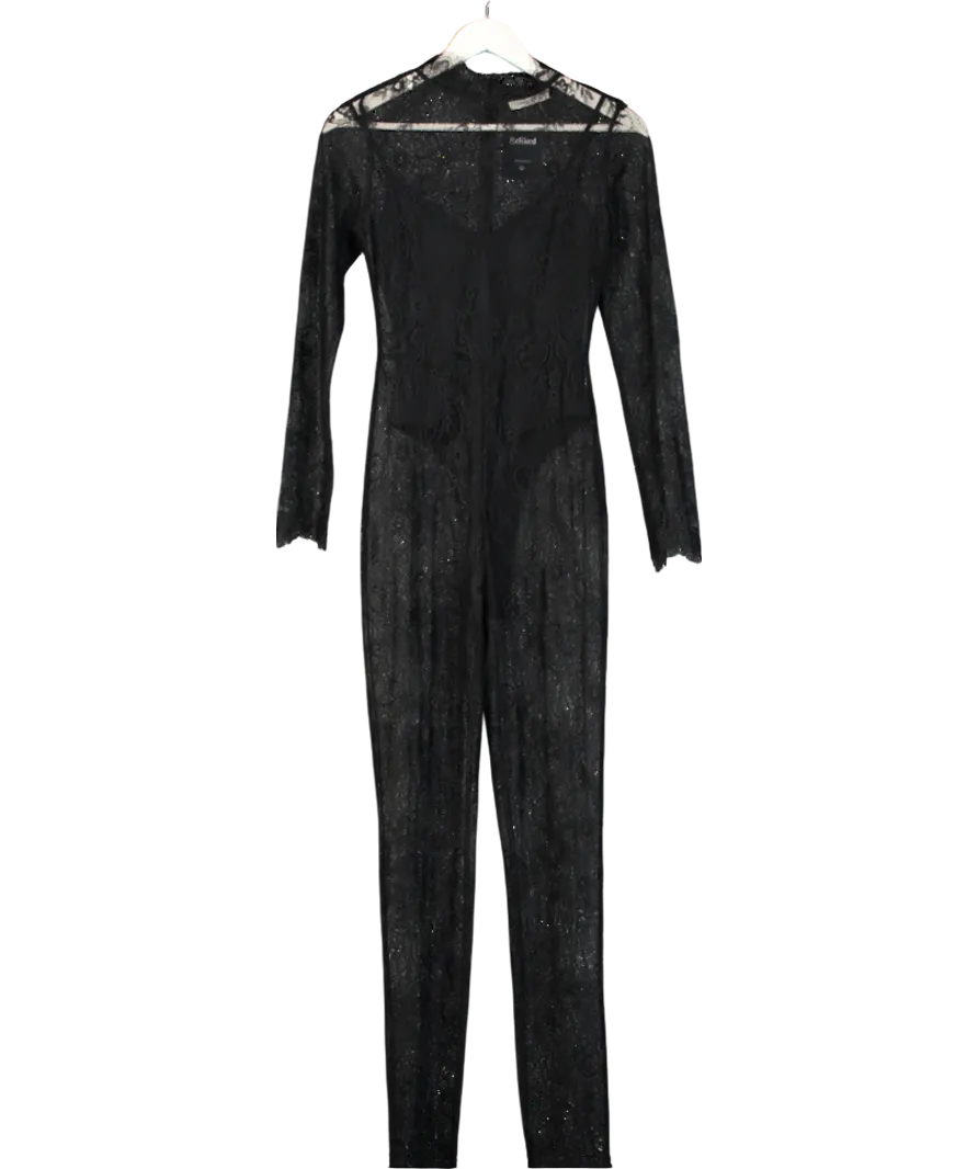 Atoir Black Celina Lace Jumpsuit UK XS