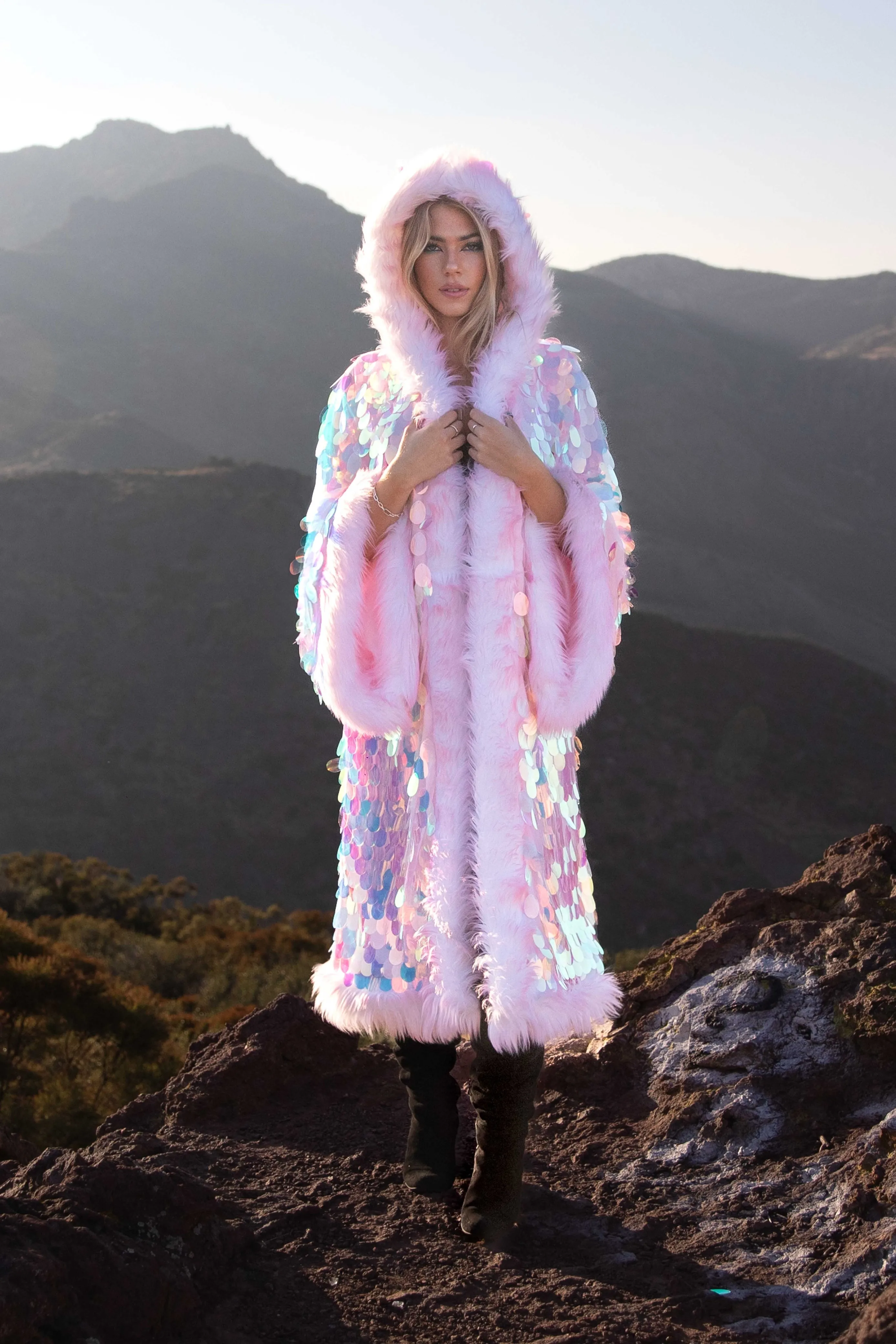 Big Bling Sequin Kimono in "Barbie"