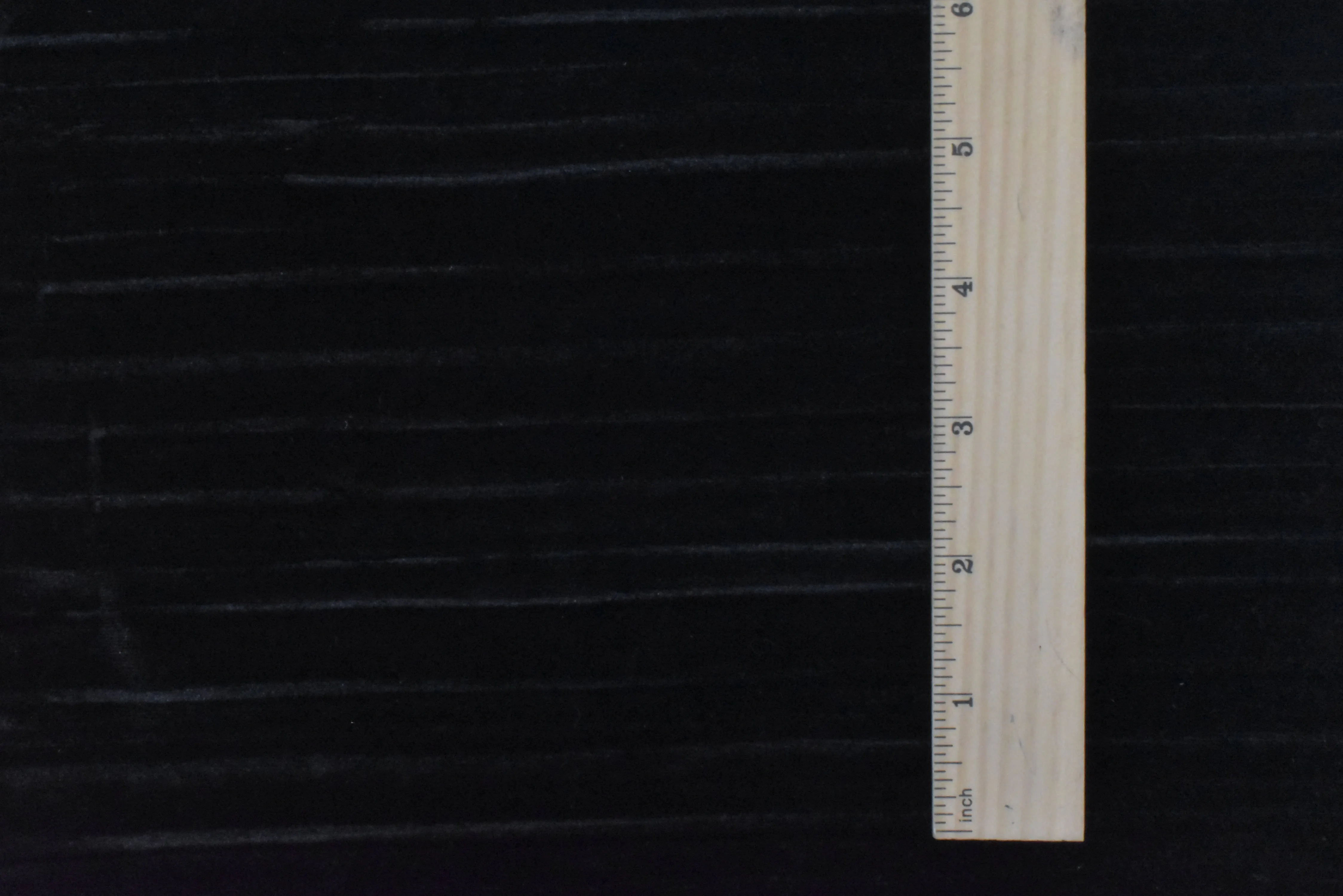 Black Pleated Stretch Poly Spandex Velvet Knit Fabric