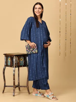 Blue By You Maternity and Nursing Co Ord Set