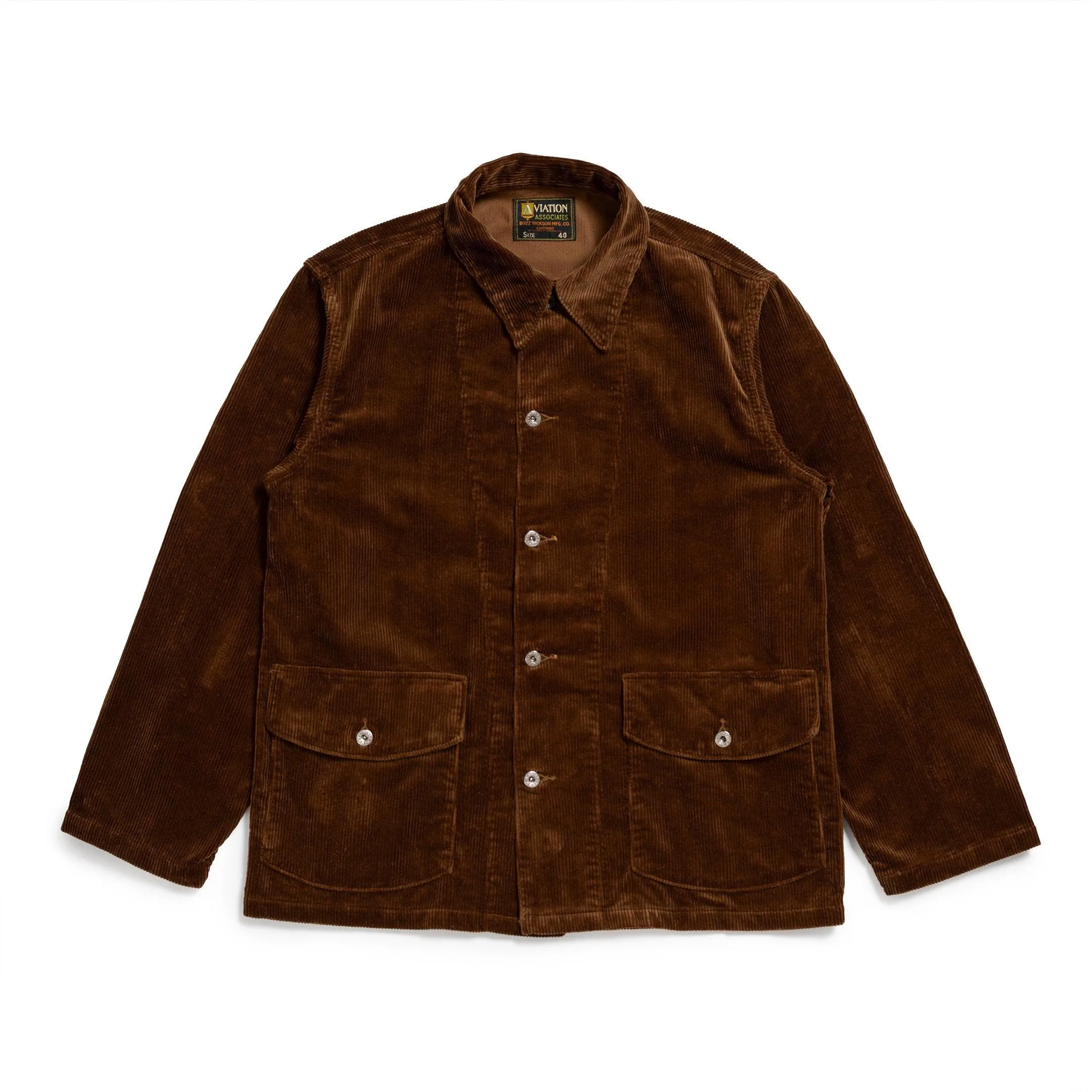 Buzz Rickson's U.S. Army Working Jacket Corduroy Brown