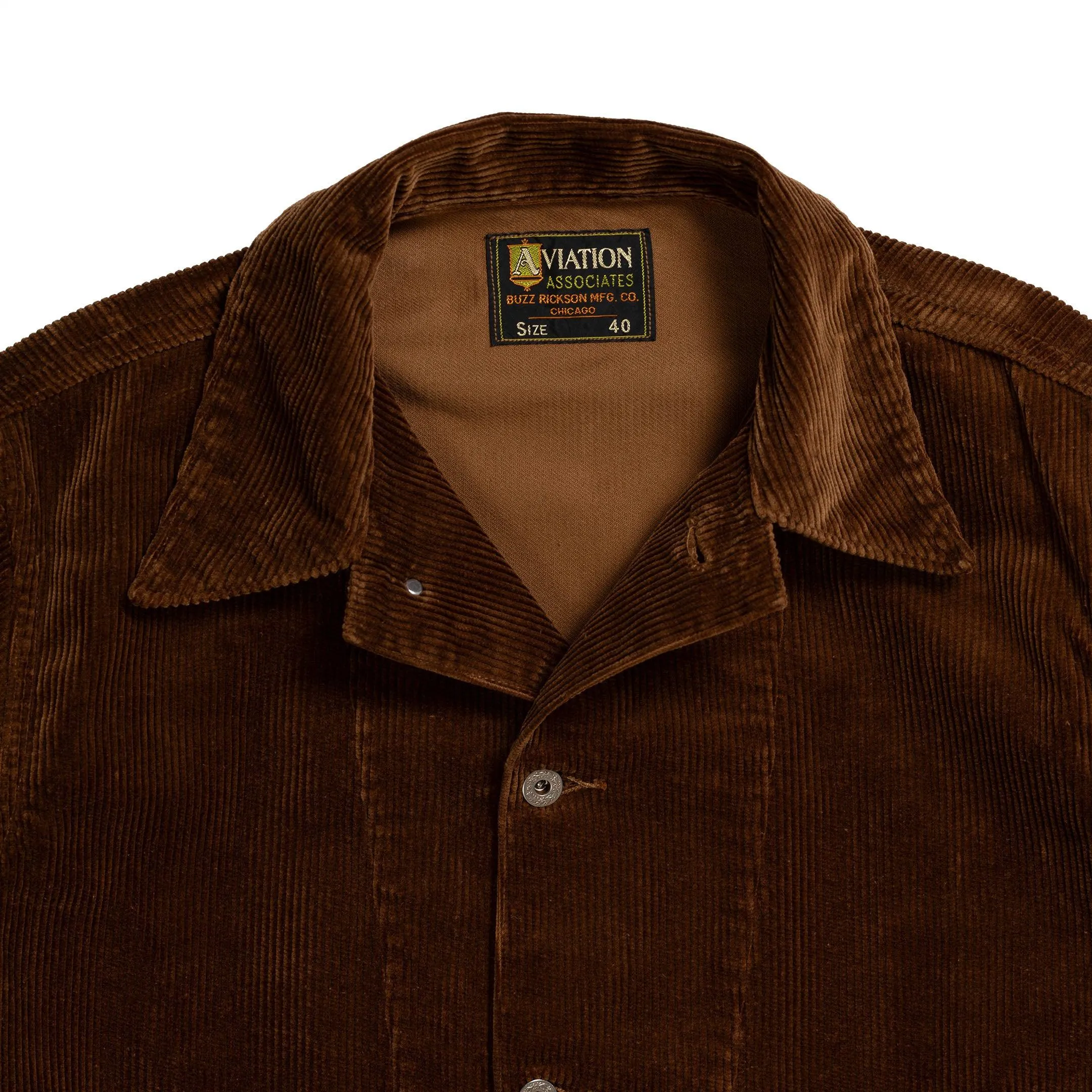 Buzz Rickson's U.S. Army Working Jacket Corduroy Brown