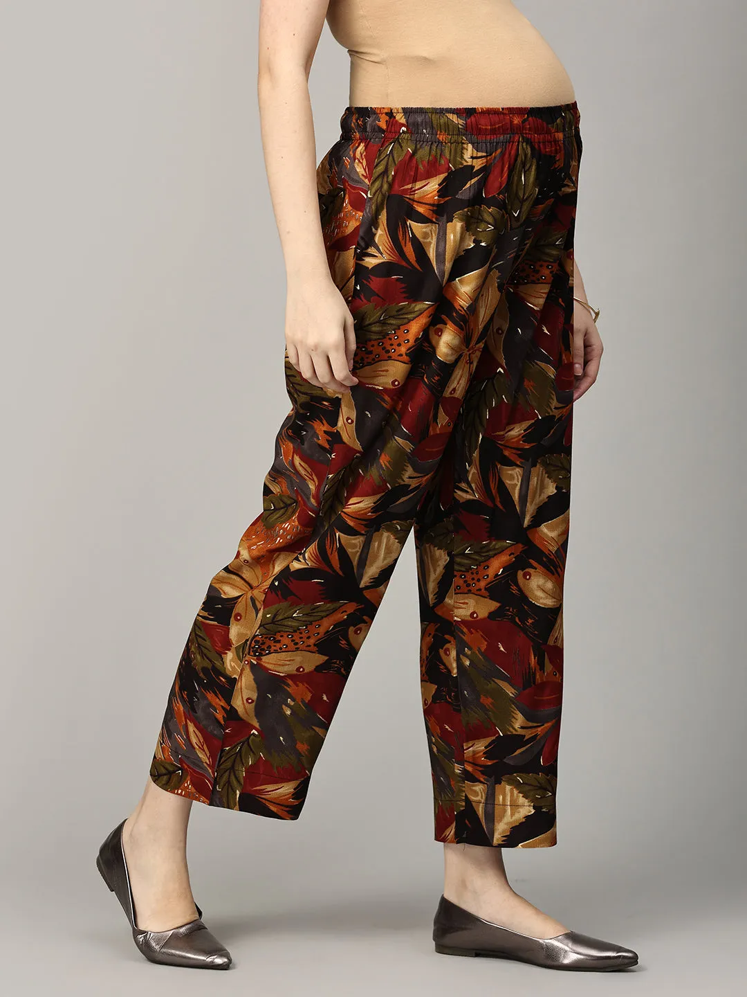 Choco-Lot of Style Maternity and Nursing Co ord Set
