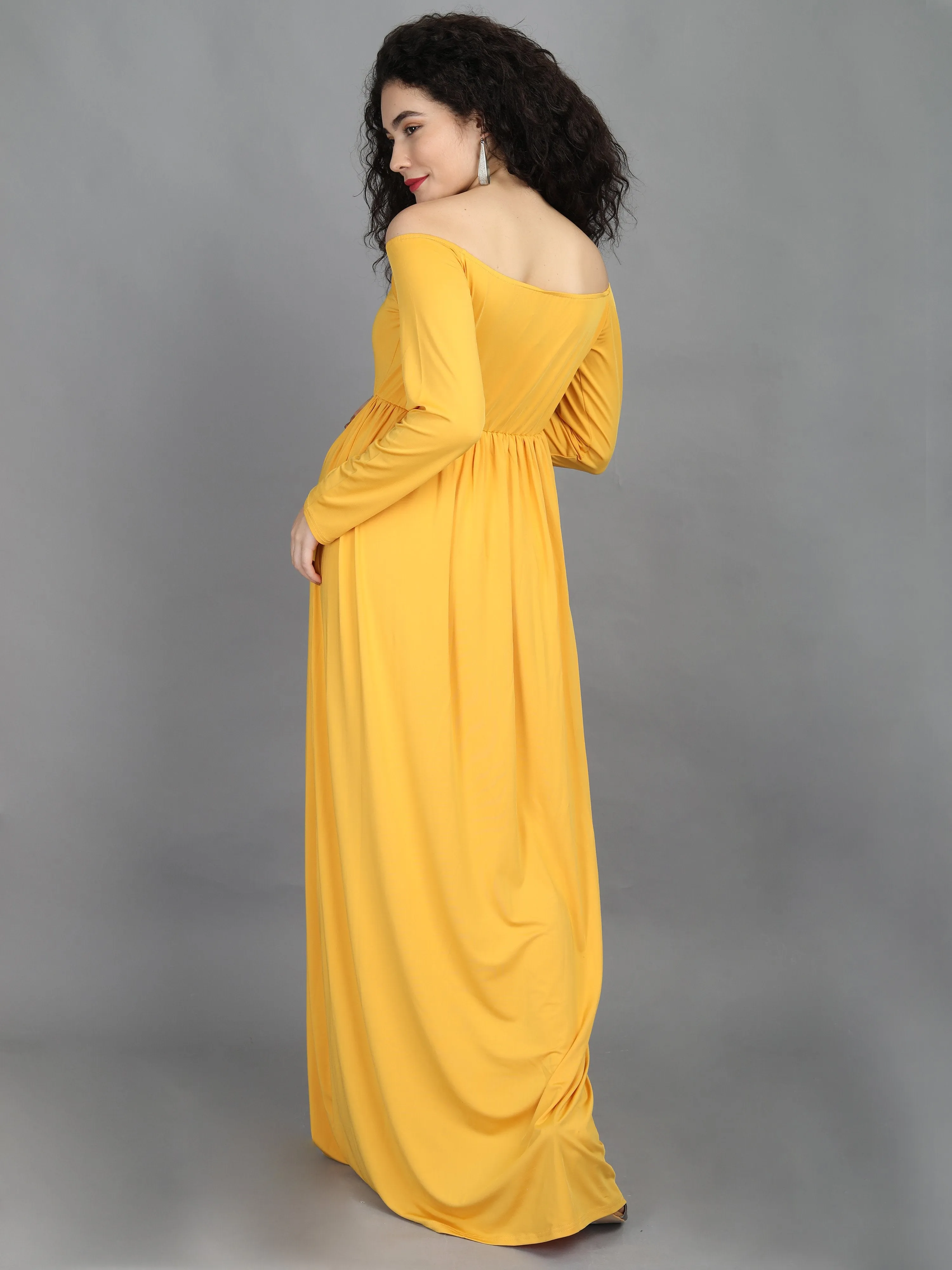 Daisy Yellow Maternity Dress