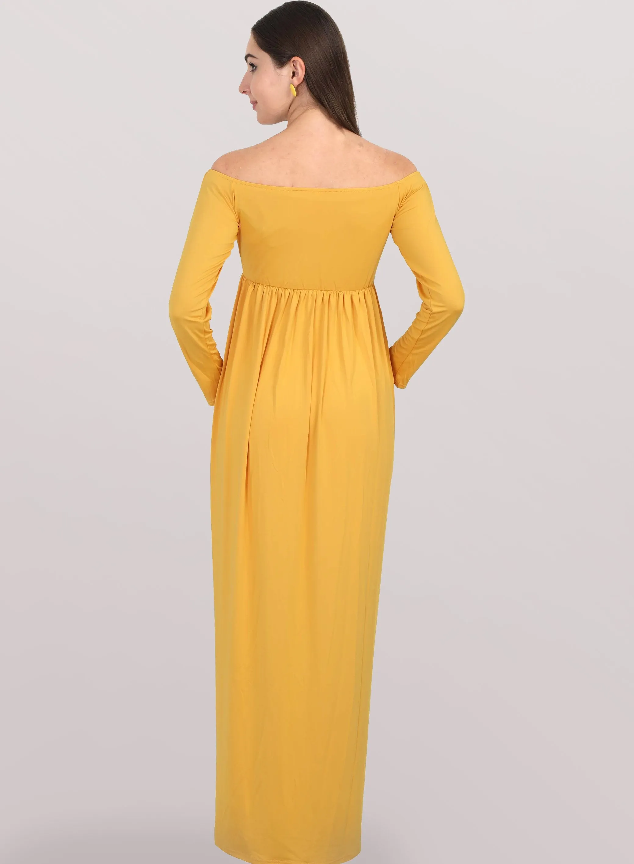 Daisy Yellow Maternity Dress