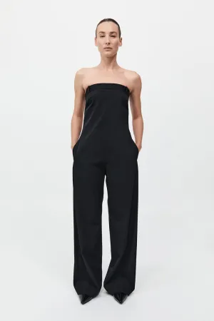 Deconstructed Tailored Jumpsuit - Black