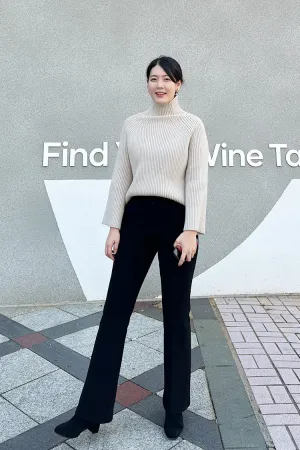 Fleece-Lined Mochi Slacks
