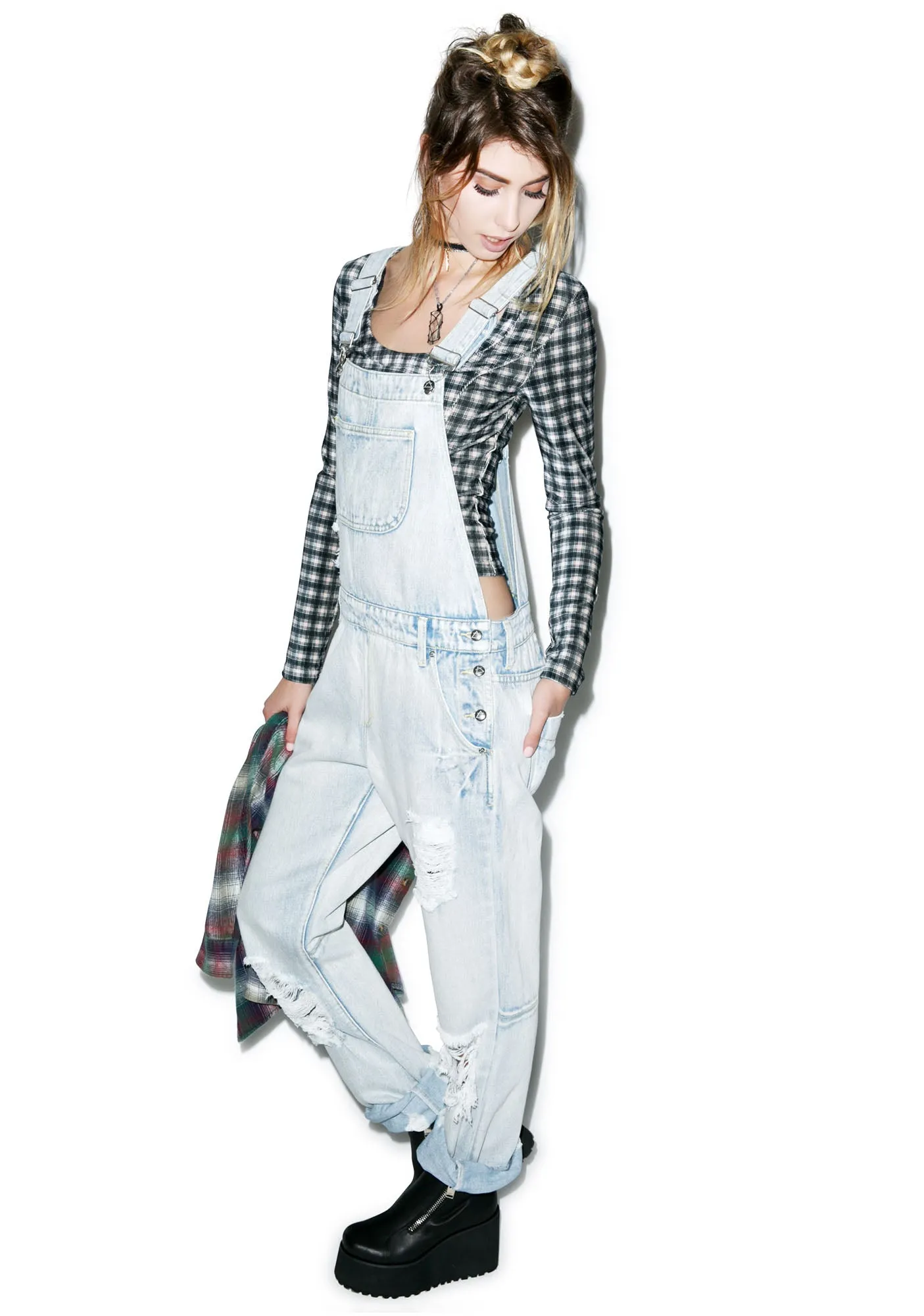 Gazer Denim Overalls