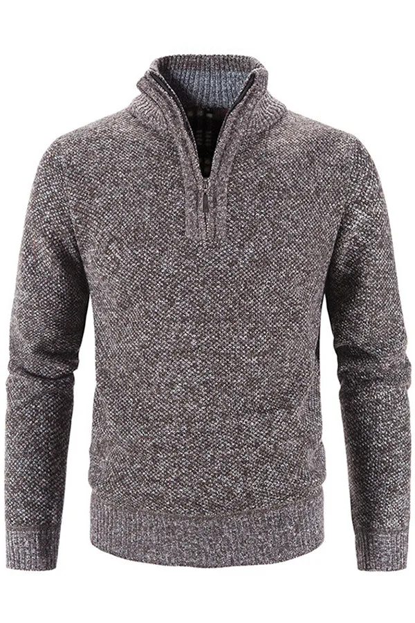 half zip pullover fleece thick coat