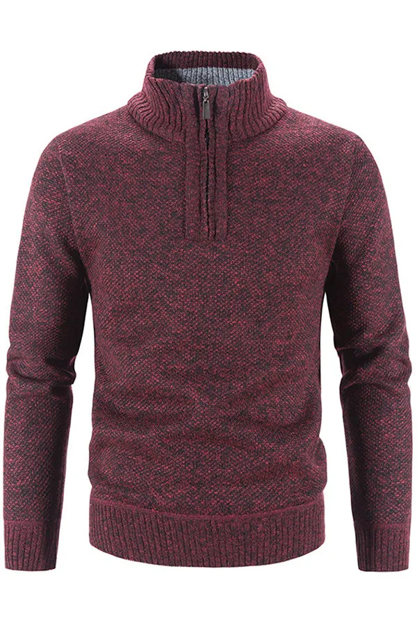 half zip pullover fleece thick coat