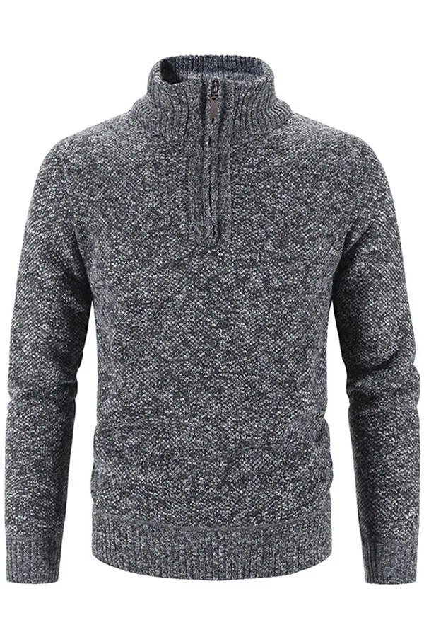 half zip pullover fleece thick coat