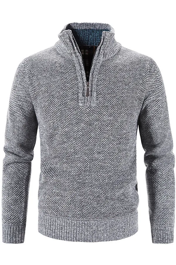half zip pullover fleece thick coat
