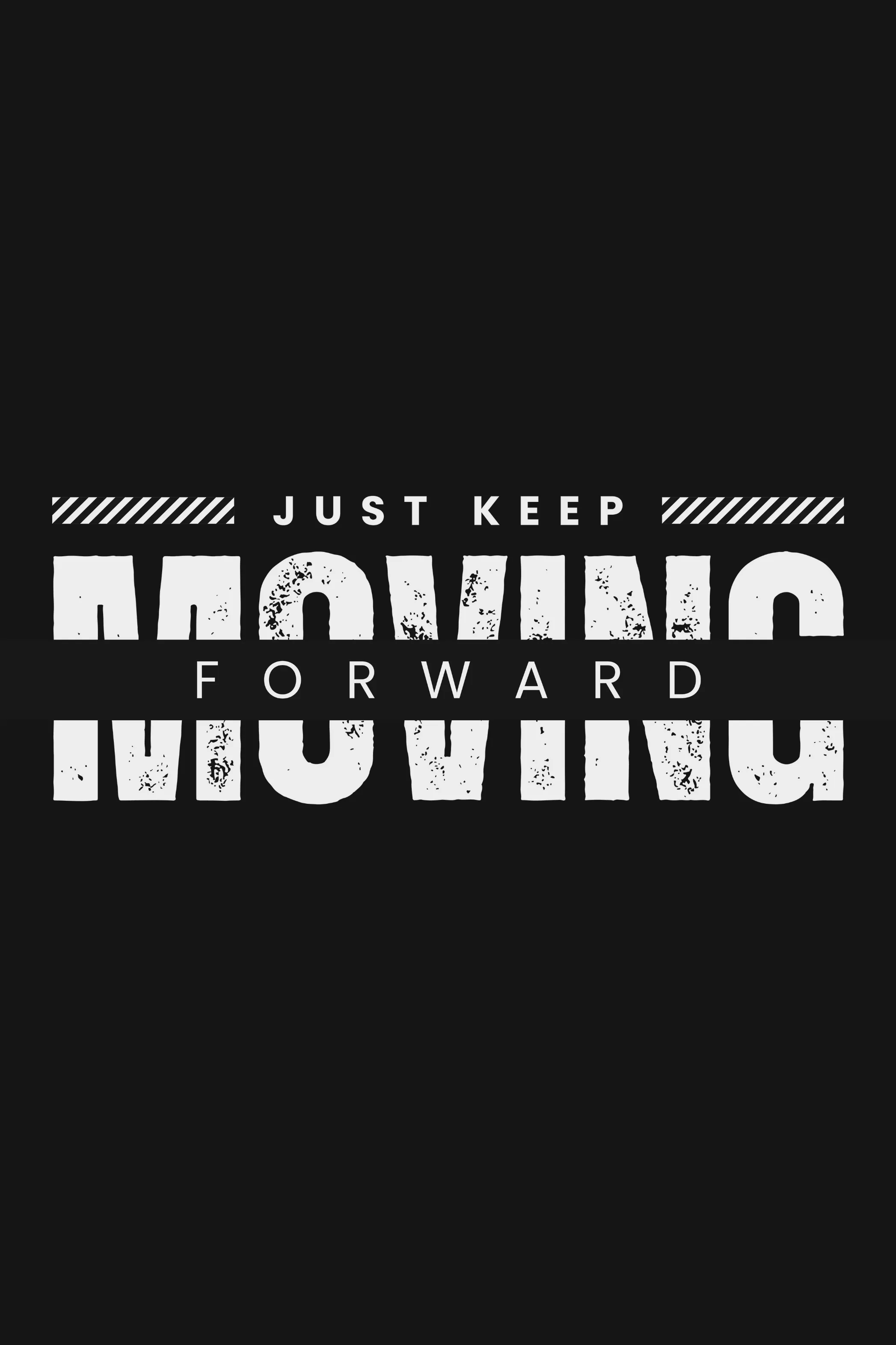Keep Moving Forward Printed Scoop Neck T-shirt for women