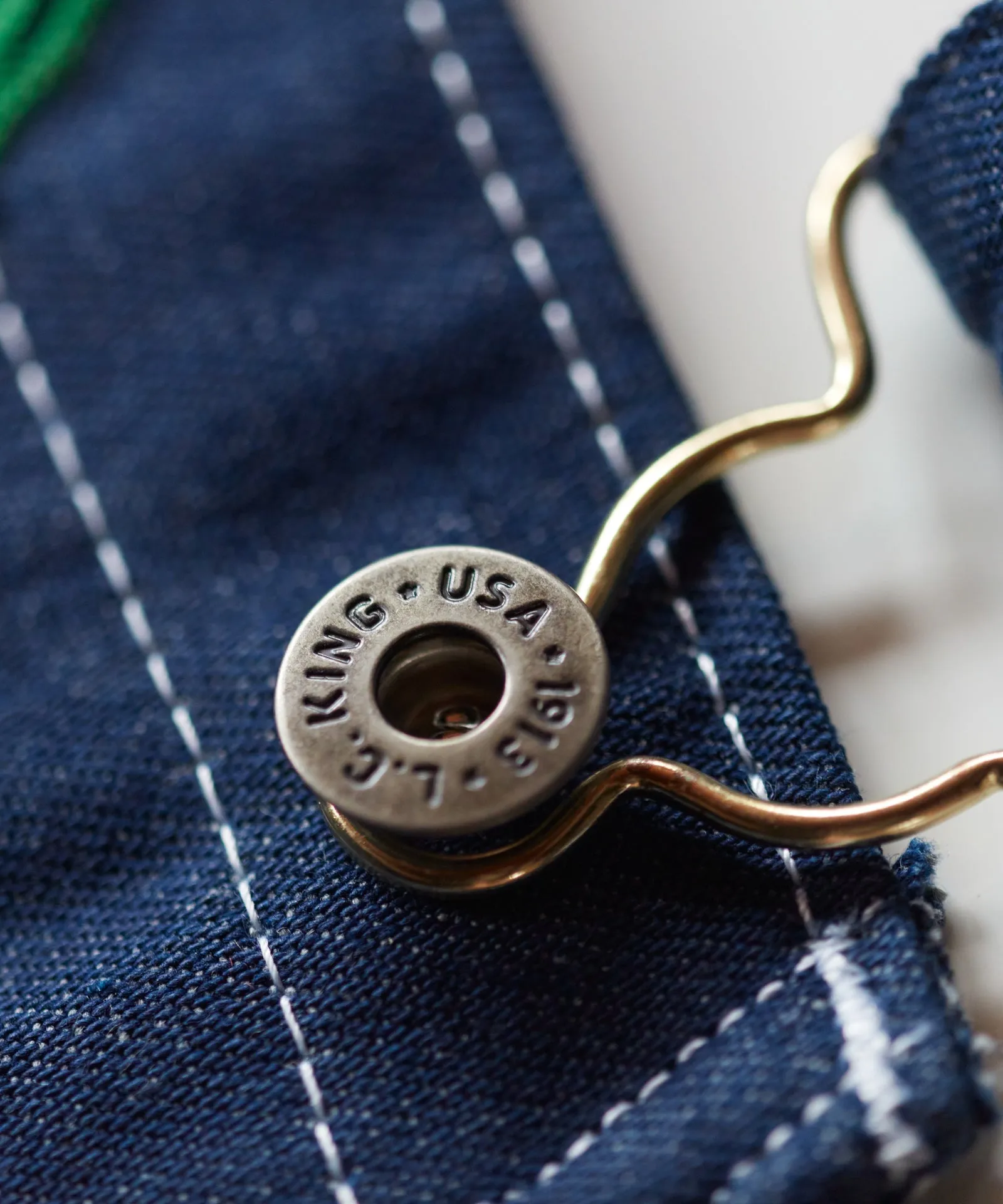LC King Indigo Denim Low Back Overalls - Full Cut