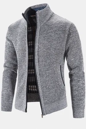 Man Zip Up Sweater