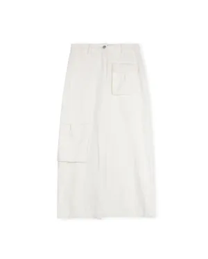 Multi Size Pocket Denim Skirt
