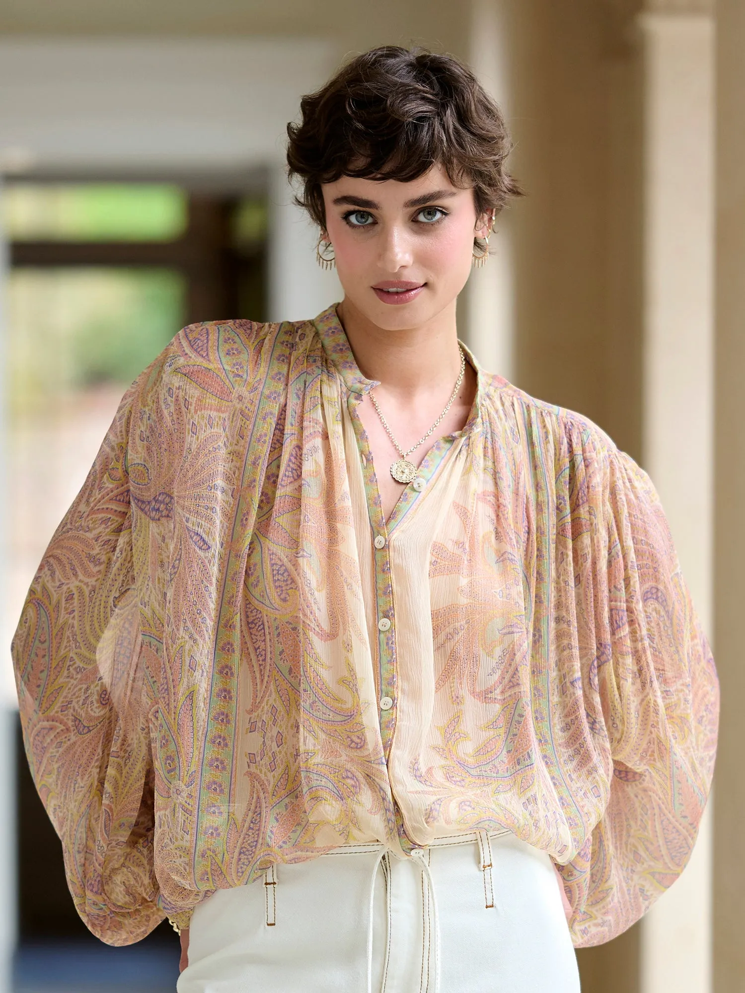 Nona Silk Blouse