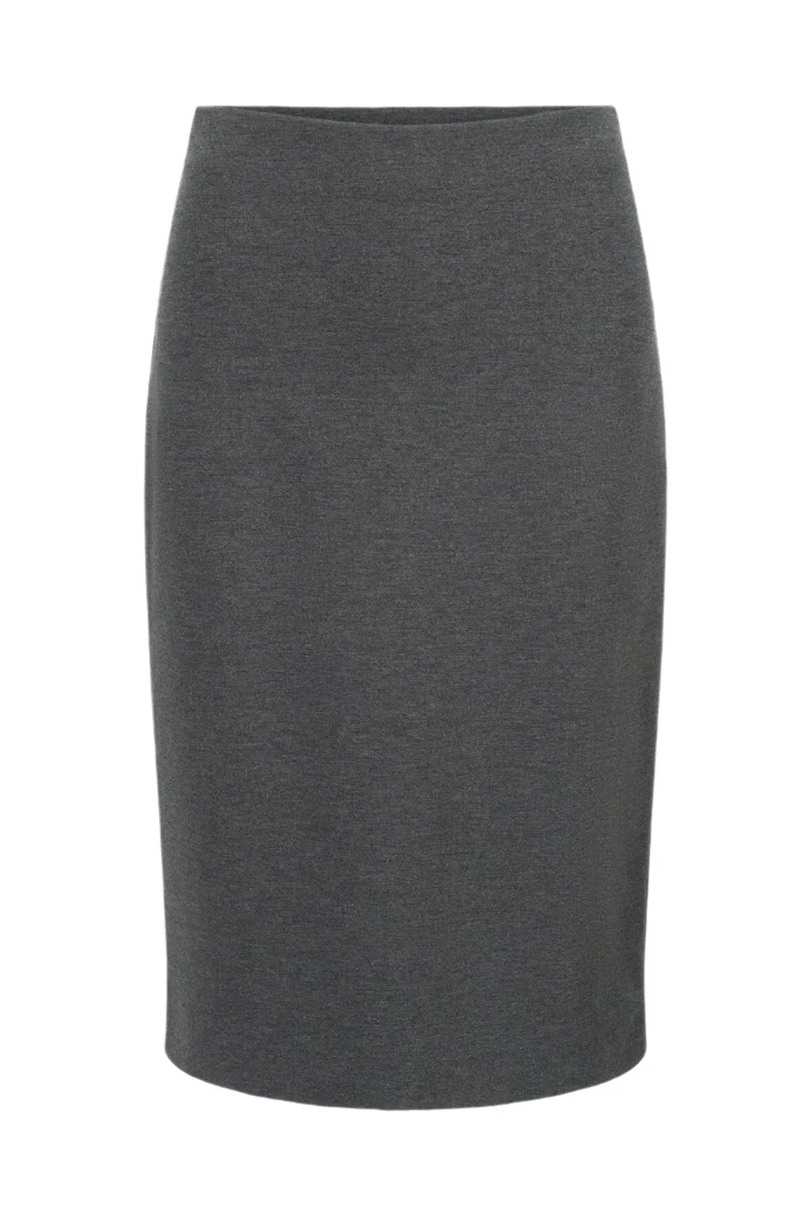 Pascale Pencil Skirt in Heather Grey