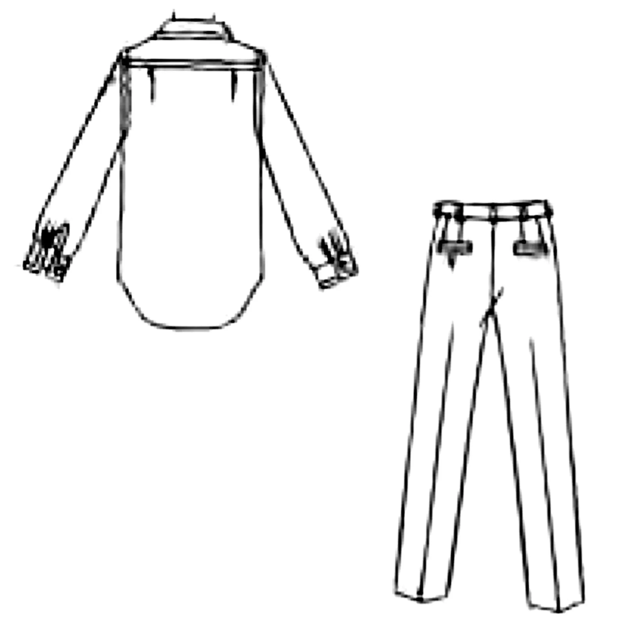 PDF - 1960s Pattern, Men's Shirt & Hipster Slacks Set - Multi-sizes - Instantly Print at Home