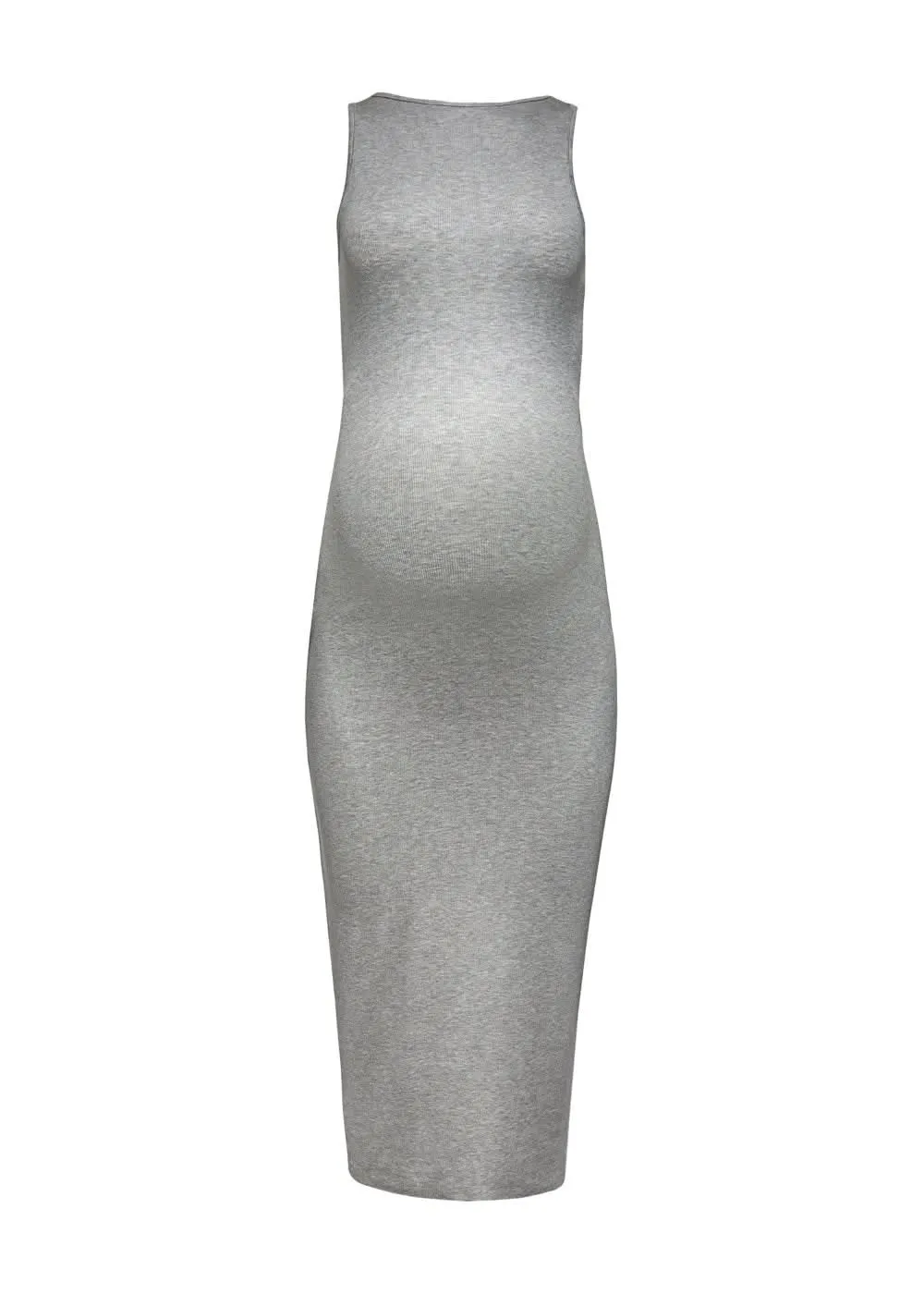 Soft Rib Boat Neck Midi Dress