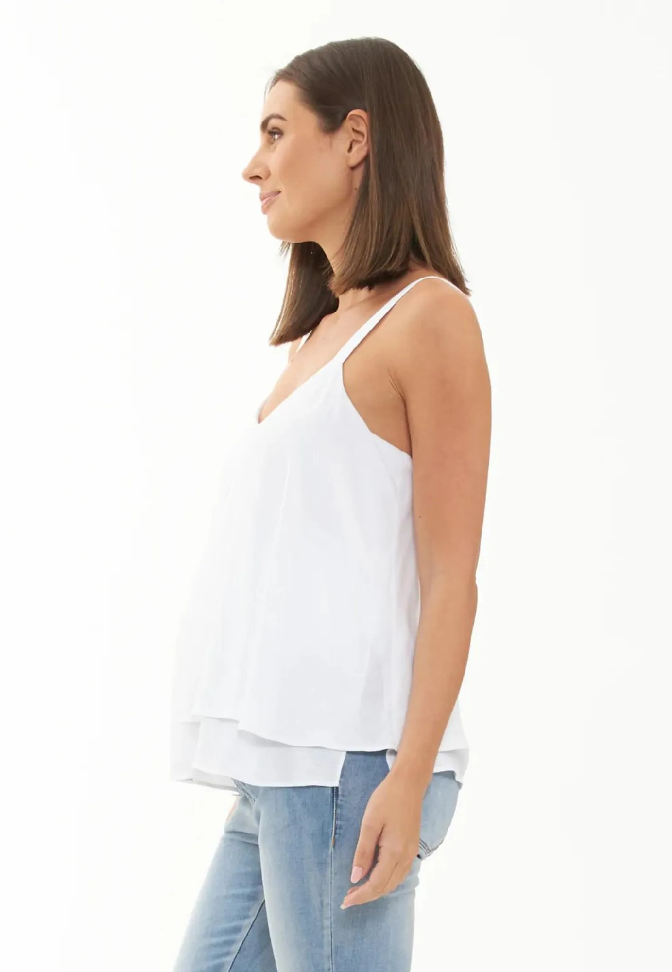 Stacy Split Front Nursing Cami
