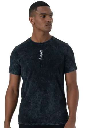 Statement Acid Wash T-Shirt _ 151937 _ Black