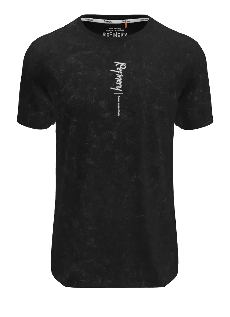 Statement Acid Wash T-Shirt _ 151937 _ Black