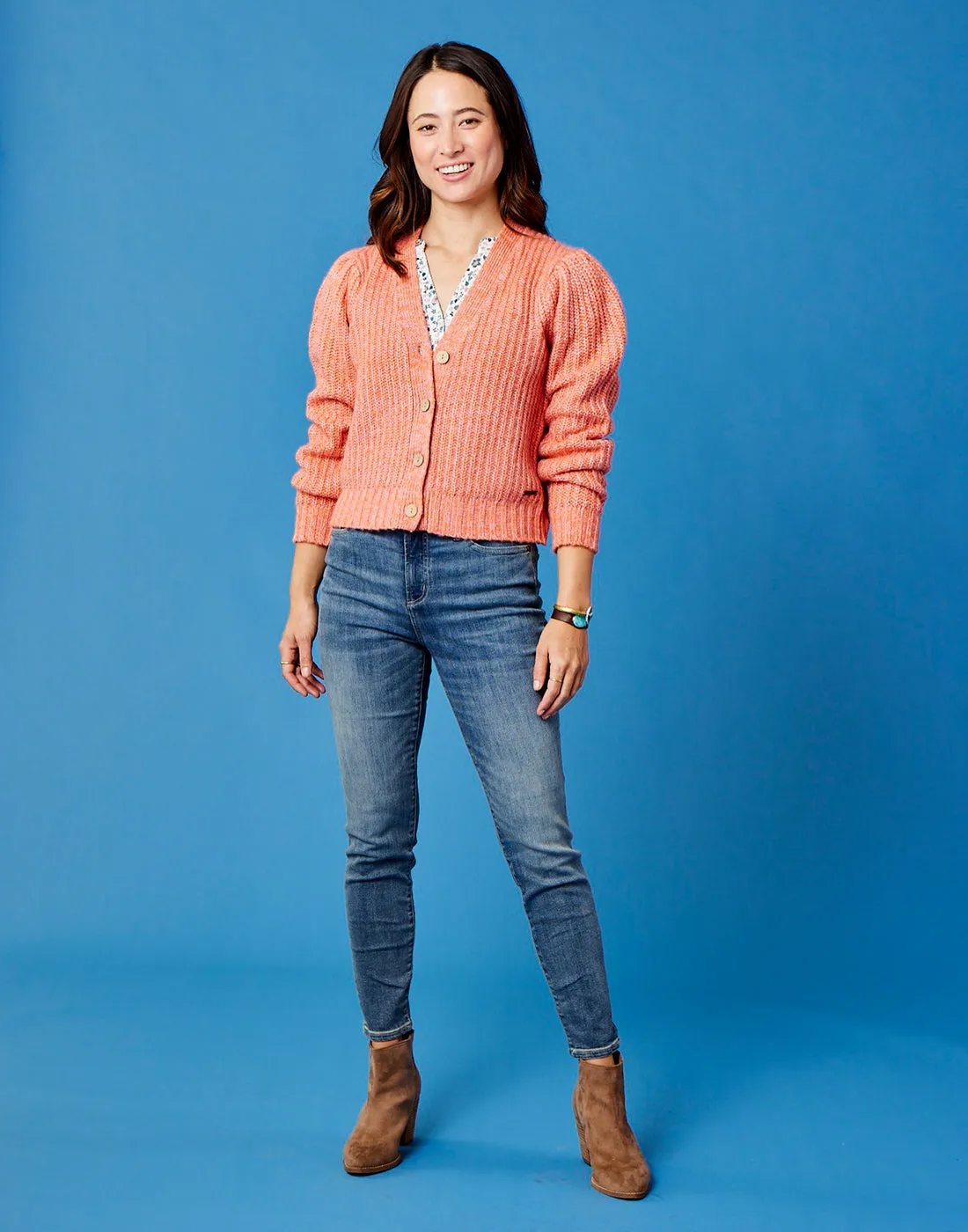 Tinsley Sweater: Terracotta Heather - FINAL SALE