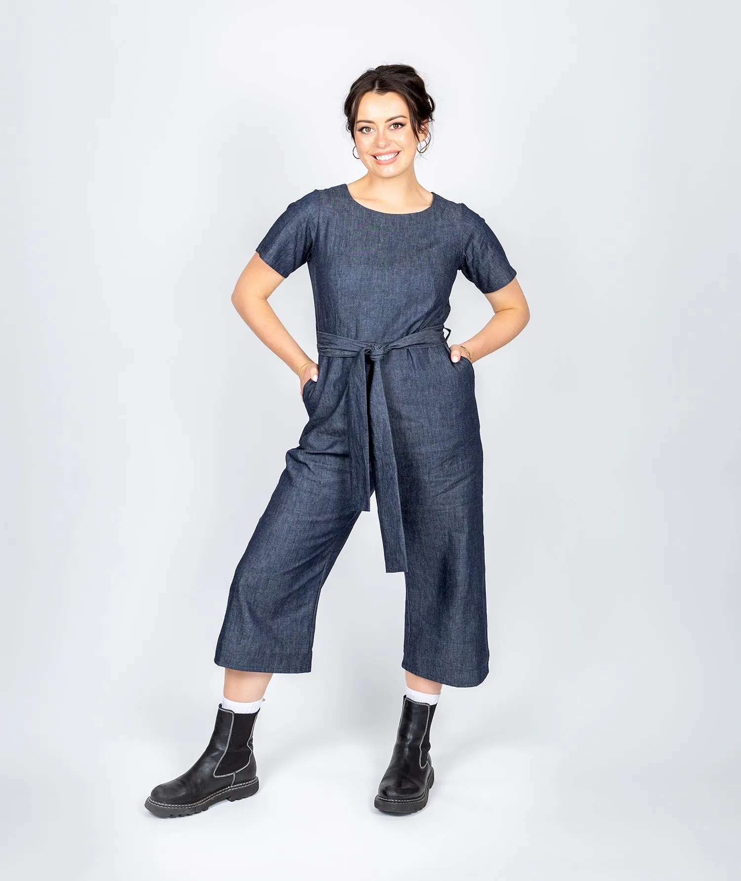 Transcend Denim Jumpsuit
