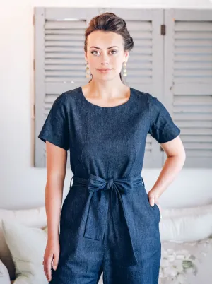 Transcend Denim Jumpsuit