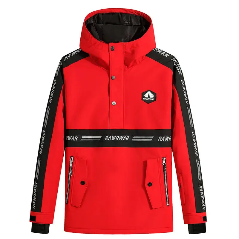 Unisex Reflective Snowboard Ski Anorak Insulated Jacket