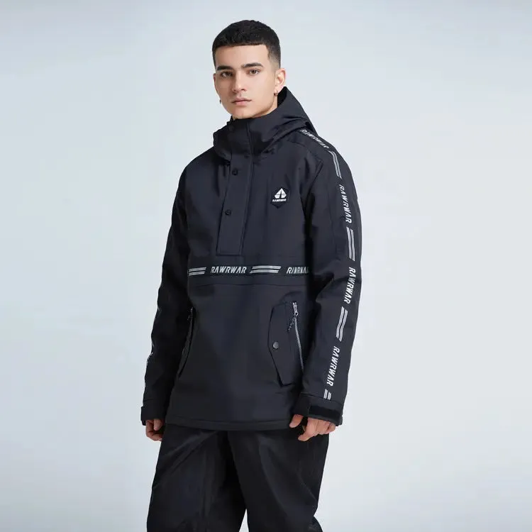 Unisex Reflective Snowboard Ski Anorak Insulated Jacket
