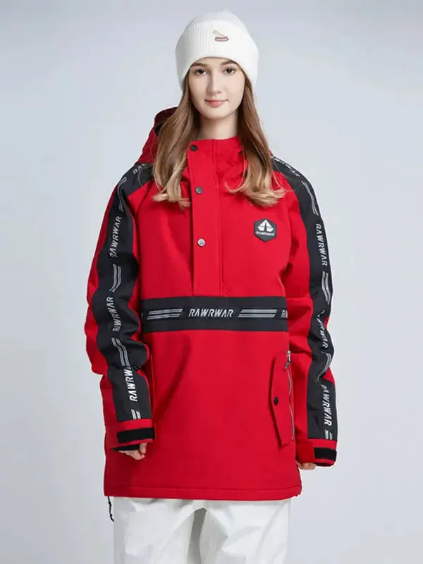 Unisex Reflective Snowboard Ski Anorak Insulated Jacket