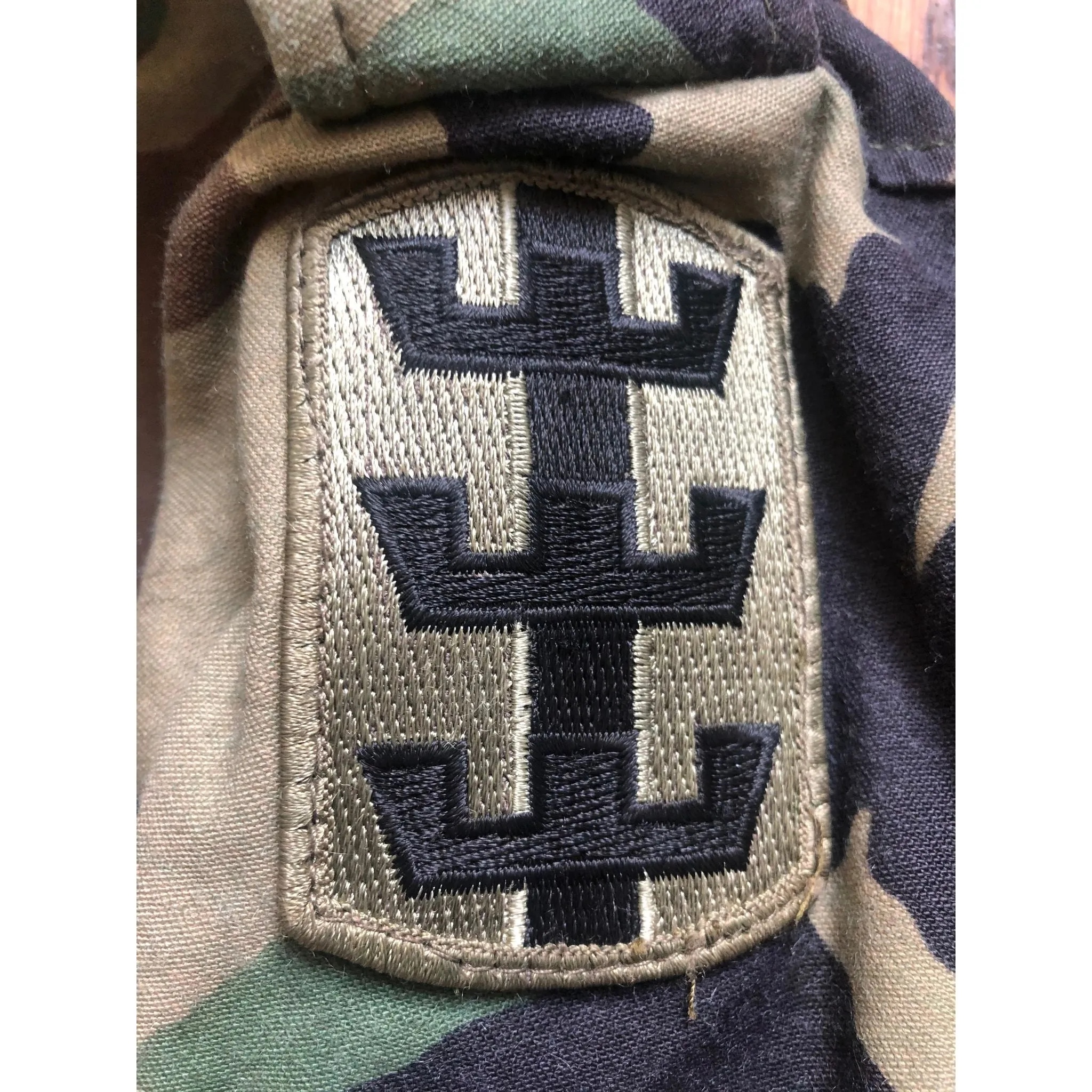 Vintage 1994 Woodland Camouflage M-65 Field Jacket
