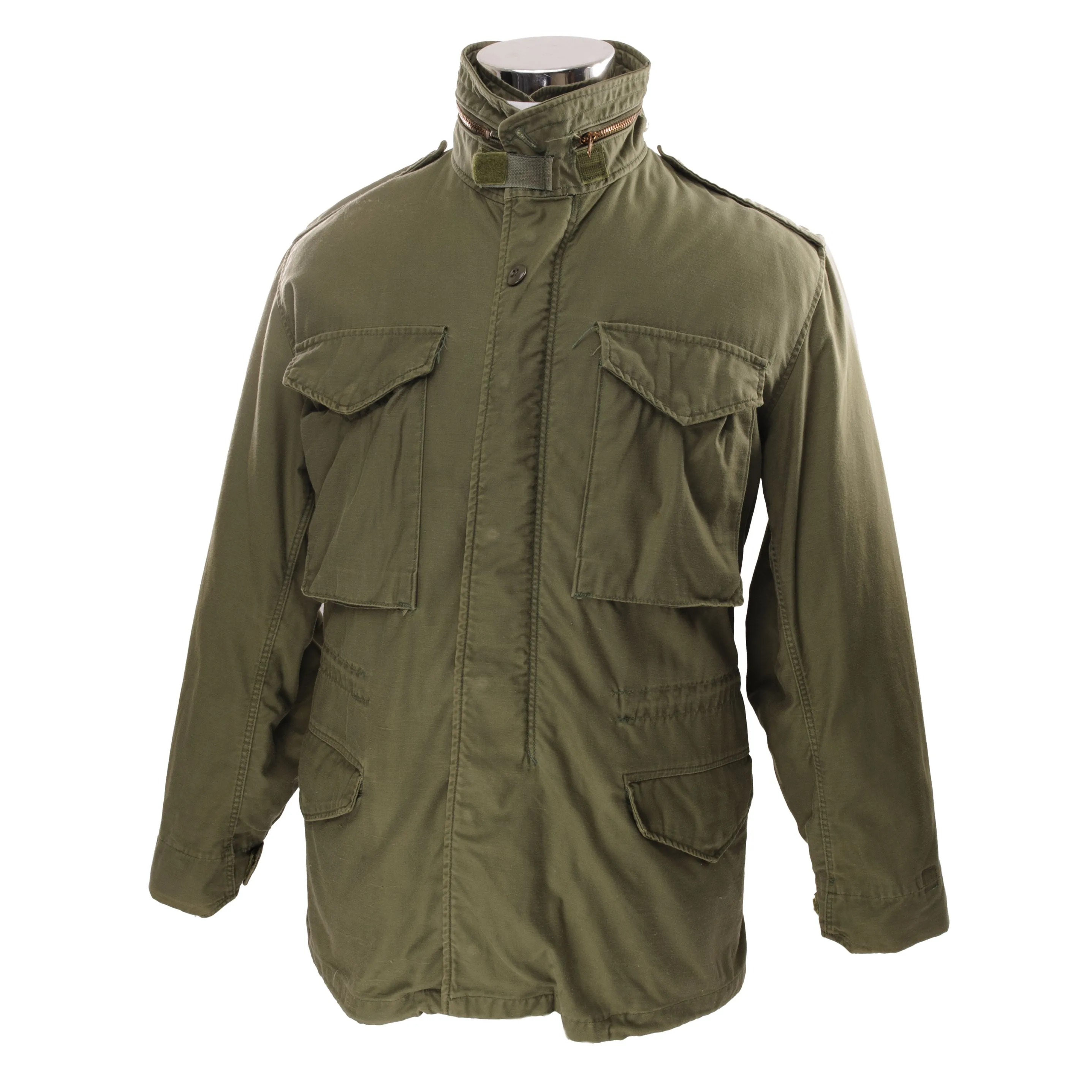 VINTAGE US ARMY M-1965 M65 FIELD JACKET 1973 VIETNAM WAR  SIZE SMALL REGULAR