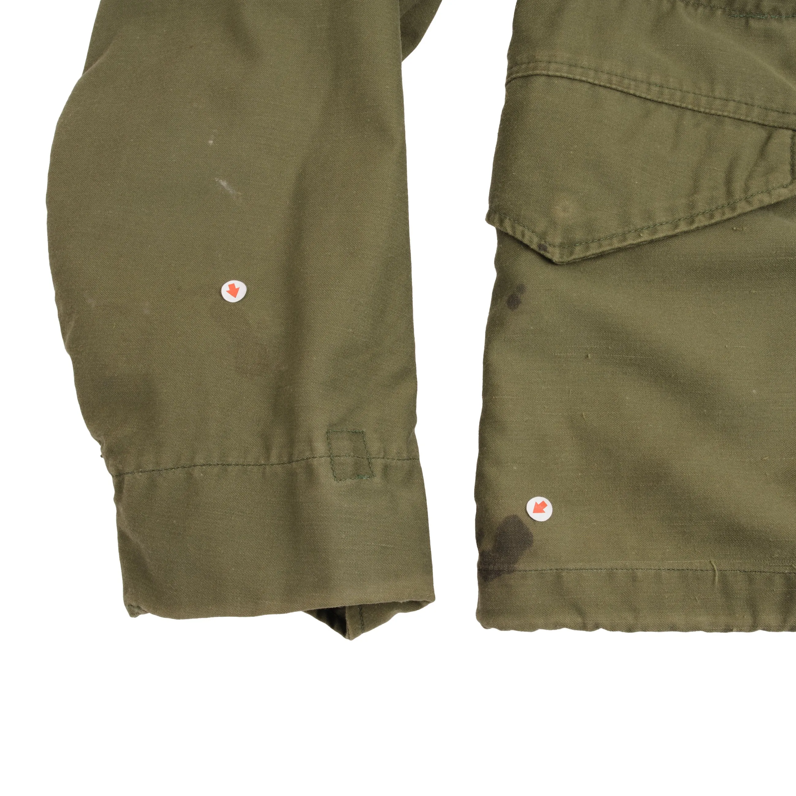 VINTAGE US ARMY M-1965 M65 FIELD JACKET 1973 VIETNAM WAR  SIZE SMALL REGULAR