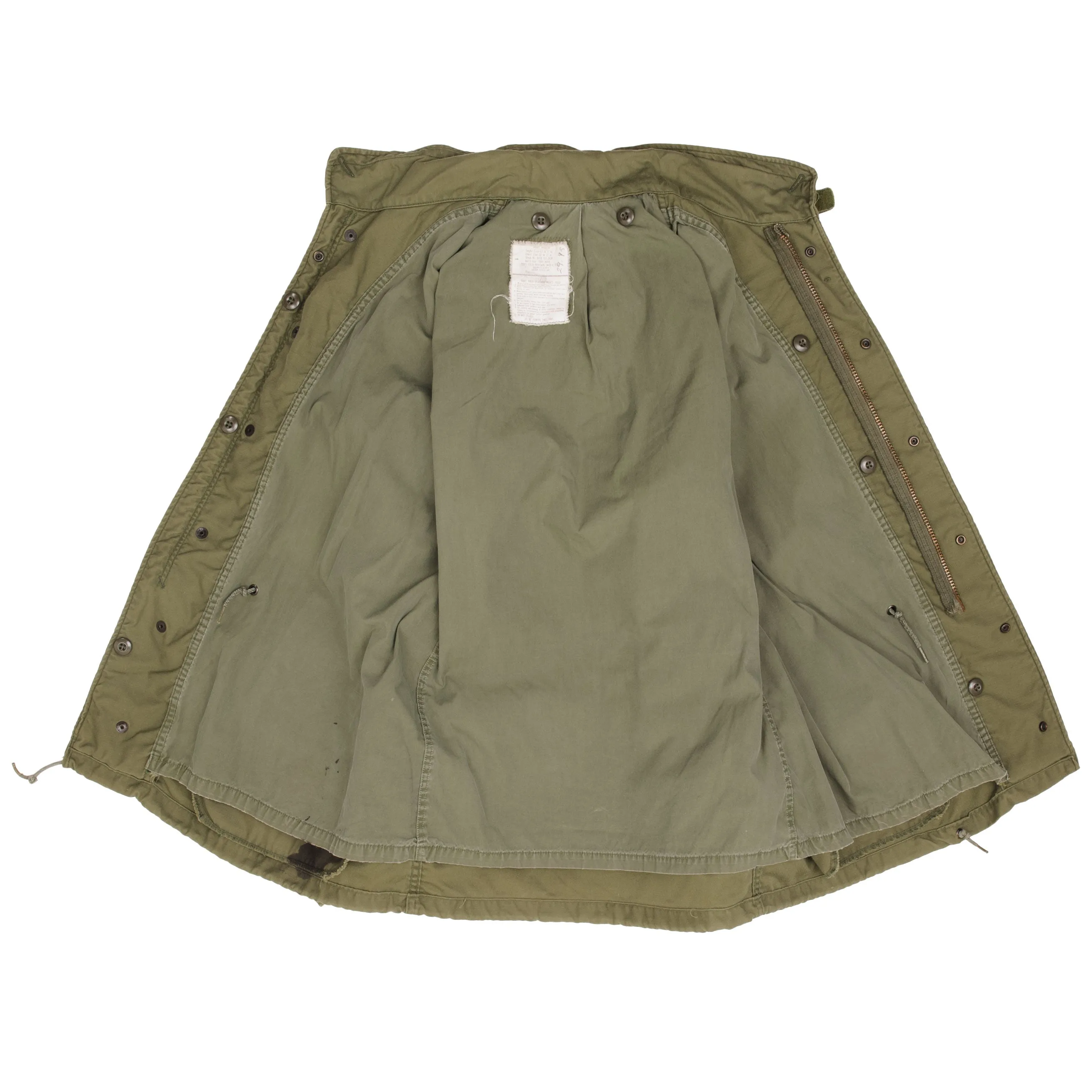 VINTAGE US ARMY M-1965 M65 FIELD JACKET 1973 VIETNAM WAR  SIZE SMALL REGULAR