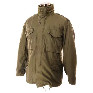 VINTAGE US ARMY M-1965 M65 FIELD JACKET 1978 SIZE MEDIUM REGULAR WITH LINER