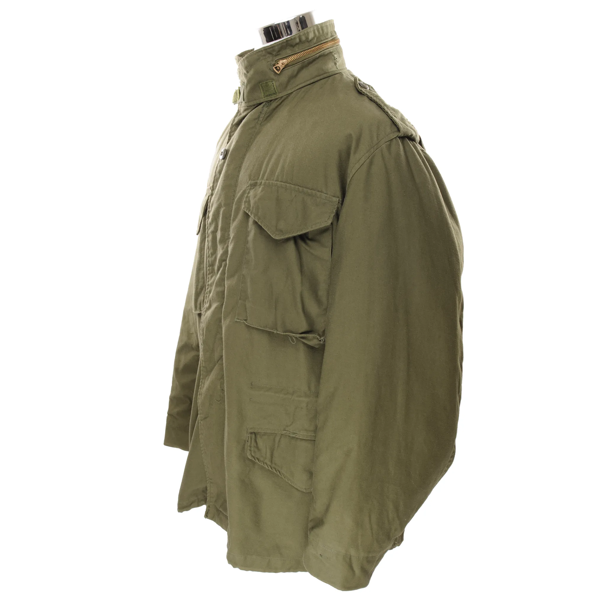 VINTAGE US ARMY M-1965 M65 FIELD JACKET VIETNAM WAR 1973 LARGE REGULAR