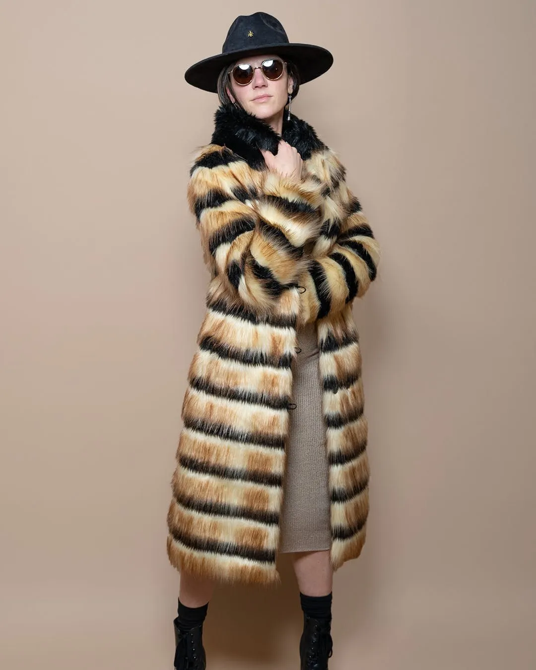 Women's Long Faux Fur Coat | Gazelle