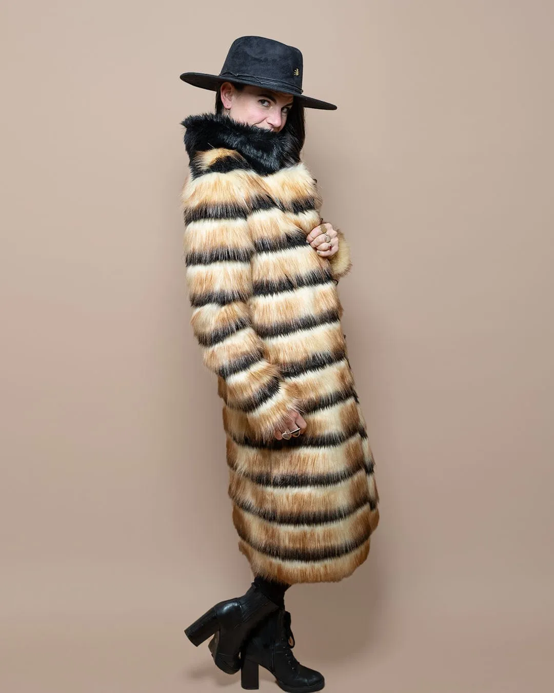 Women's Long Faux Fur Coat | Gazelle