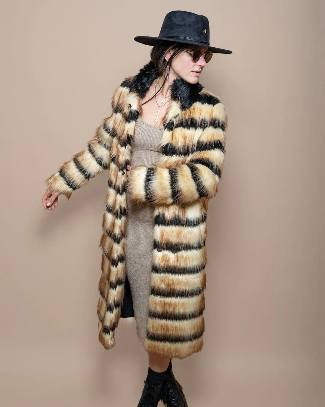 Women's Long Faux Fur Coat | Gazelle